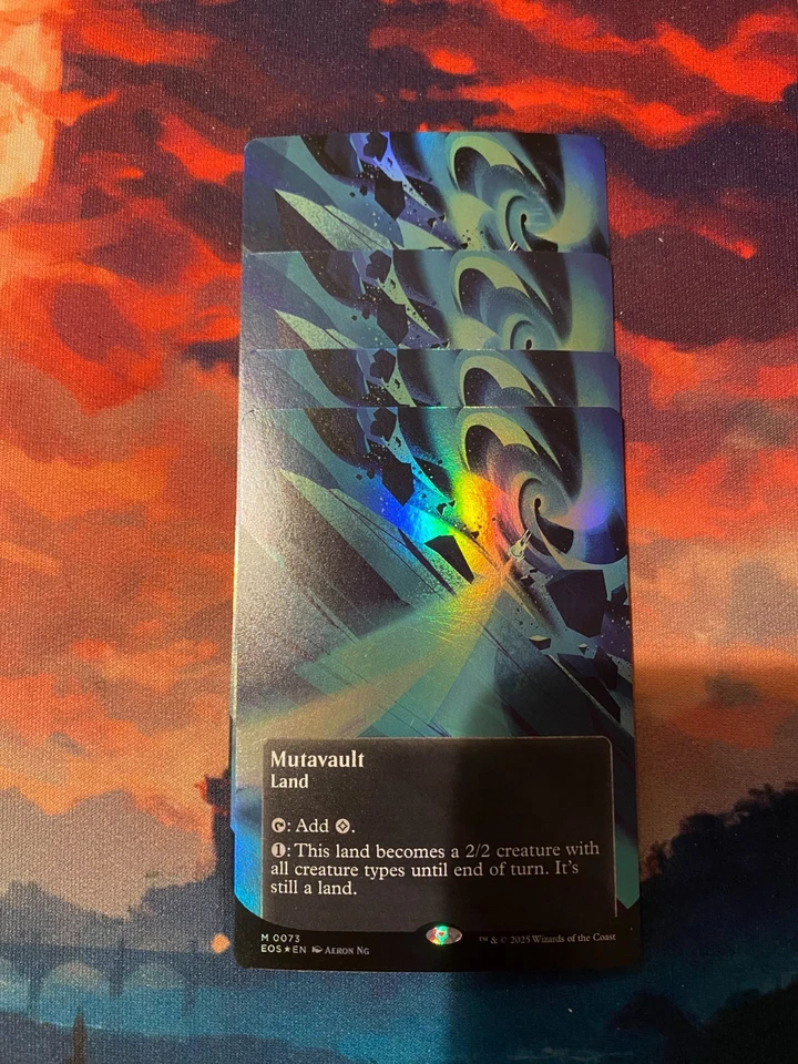 MTG Edge of Eternities Mutavault Borderless  Foil x 4 - Image 1 of 1