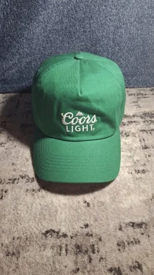 Gorra de Béisbol Coors Light Sombrero Verde Ajustable Bordado Trébol Día de San Pattys Foto 1 de 4