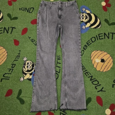 Pantalones de mezclilla We The People acampanados negros grises talla 31 Foto 1 de 4