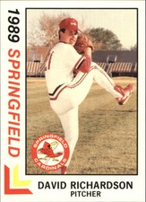 1989 Springfield Cardinals Best #16 David Richardson