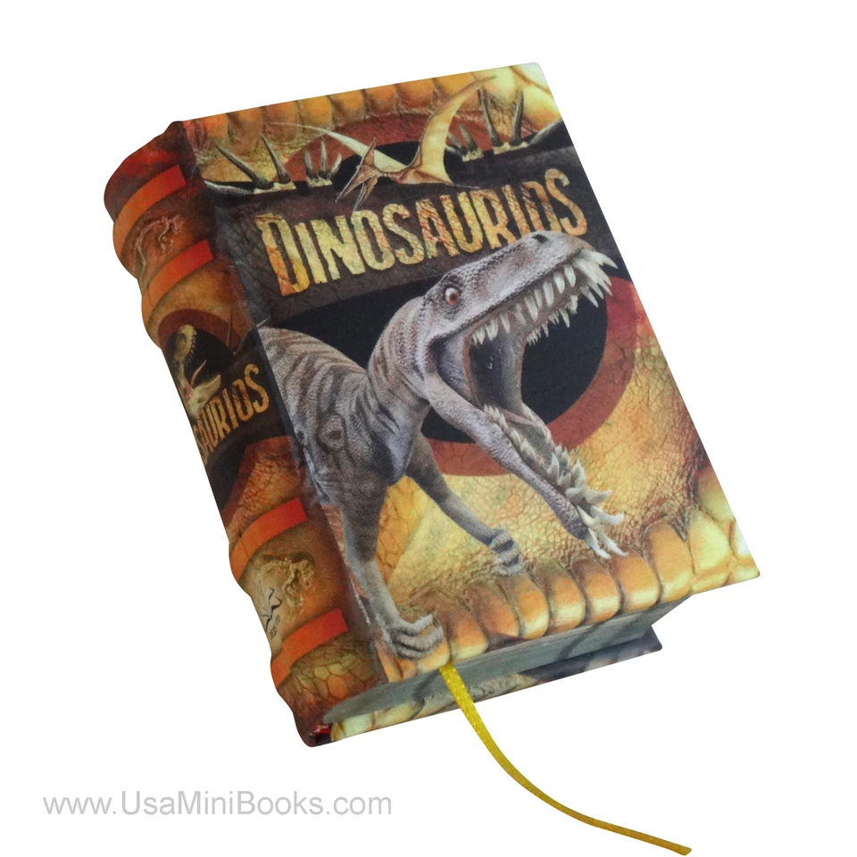 New Dinosaurios in spanish Legible Miniature Book hardcover with illustrations - Image 1 of 2