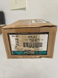 Box of 10 Panduit Pan-Net CFPL2EI Mini-Com Faceplate - Picture 1 of 4