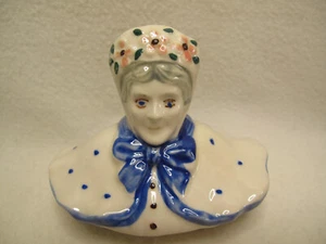 VTG Shawnee Granny Anne Old Lady Teapot 1 Quart TOP ONLY~USA Cottagecore Retro - Picture 1 of 10