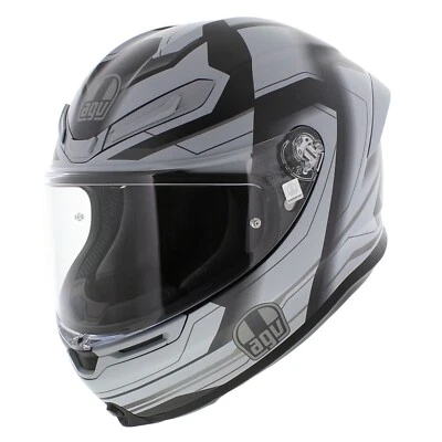 Agv K6 S Ultrasonic Matt Grey Black, Full Face Motorcycle Helmet, New E2206! - Image 1 of 4