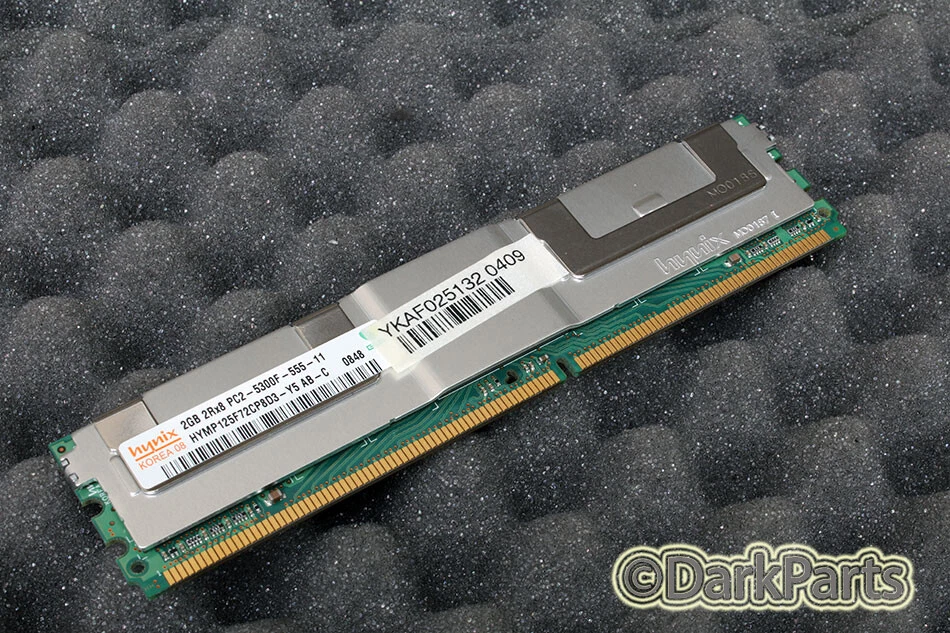 Hynix HYMP125F72CP8D3-Y5 2GB 2Rx8 PC2-5300F-555-11 Fujitsu RX300 S4 - Photo 1/1