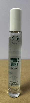 The Body Shop White Musk Vegan Perfume Oil Rollerball Roll-On 8.5 ml NEW RARE! - Image 1 of 4