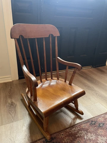 Antique Child’s Nichols And Stone Co Rocking Chair (Local Pick-up only) Cover