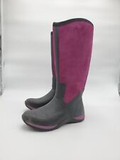 Muck Boot Arctic Adventure All Purpose Winter Boots Ladies Black & Pink Size 7