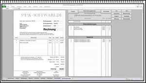 Rechnungssoftware Lieferscheine Angebote Mahnungen Kleinunternehmerregelung  - Bild 1 von 9