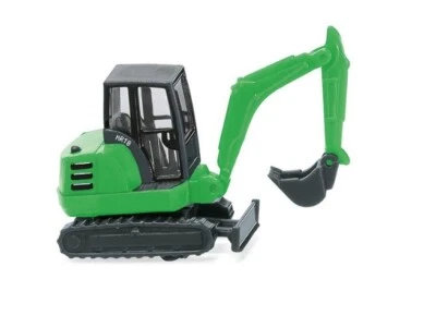Wiking 094608 Scale N Mini Excavator HR 18 Green with Bucket - Image 1 of 4