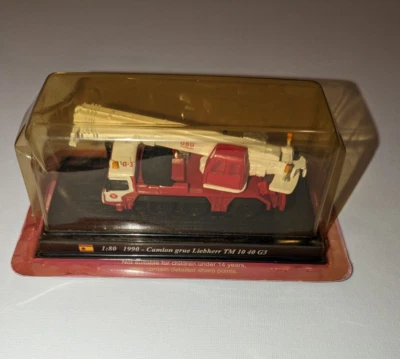 1:80 1990 CAMION GRUE LIEBHERR TM1040G3 Del Prado FIRE ENGINE TRUK WORLD Diecast - Image 1 of 4