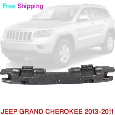 For 2011-2013 Jeep Grand Cherokee Impact New Bumper Absorber Plastic Front Foto 1 de 4
