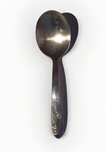 Holmes & Edwards Baby Spoon Romance Pattern 1952 Silver Plate IS Deepsilver 4” - Picture 1 of 4