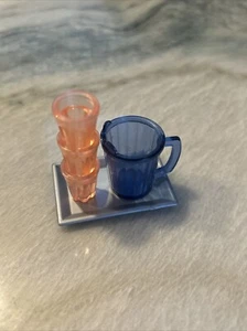 Barbie Doll Patio Pitcher And Glasses - Picture 1 of 2