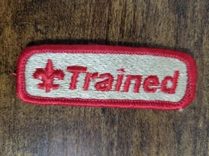 Boy Scouts Trained Uniform Patch - Picture 1 of 2