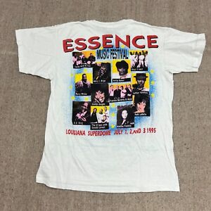 Vintage Essence Music Festival Shirt Mens XXL White 1990s Rap Tee