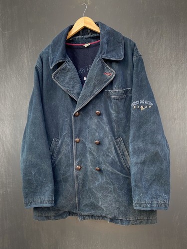 Giacca doppio petto Kenzo Jeans Vintage Convoy for Victoria taglia XXl