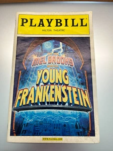 Young Frankenstein Playbill November 2007 Hilton Theater - Picture 1 of 2