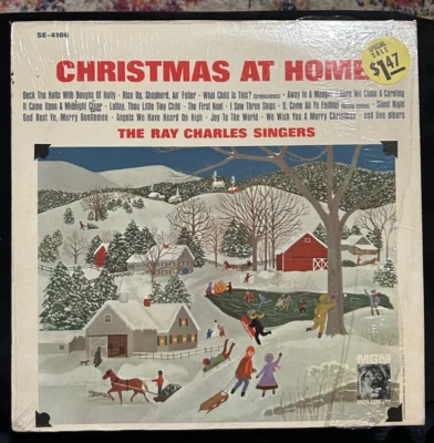 The Ray Charles Singers "Christmas At Home"  VInyl Record LP - Image 1 of 4