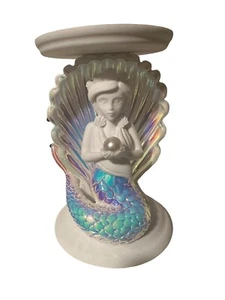 Portavelas Bath & Body Works Mermaid Perla iridiscente 3 mecha NUEVO - Imagen 1 de 4