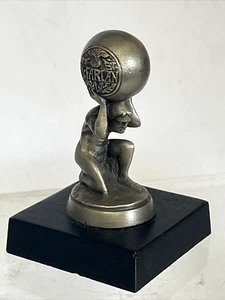 McFarlan Autos Mighty Atlas Ornament 1981 Franklin Mint Fine Pewter Miniature - Picture 1 of 8