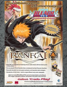 Gioco di carte collezionabili Bleach aprile 2008 rilascio stampa bankai annuncio arte vintage CA 2007 - Foto 1 di 1