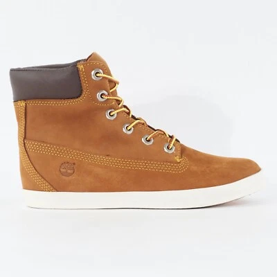 Botas informales Timberland EK Glastonbury Chukka 8642A de cuero marrón con cordones para mujer
