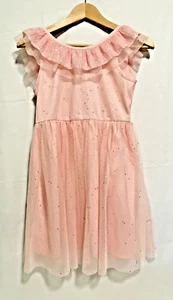 Cat & Jack Formal Dress Size L (10/12) Pink Glittery Party Wedding Graduation - Picture 1 of 10
