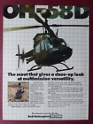 10/1986 Pub Bell Textron Armed Oh-58D Kiowa Warrior Combat Helicopter Ad