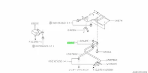 Subaru Domingo VALVE ASSEMBLY-AIR CONTROL 22650KA063 Genuine JDM OEM - Picture 1 of 1