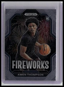 2023 Panini Prizm Draft Picks #11 Amen Thompson Fireworks - Picture 1 of 2