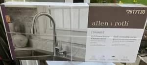 Pulverizador extraíble para grifo de cocina de acero inoxidable sin contacto Tolland nuevo en caja - Imagen 1 de 3