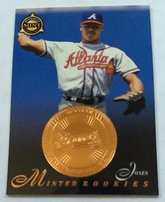 ANDRUW JONES, 1999 PINNACLE MINTED ROOKIES #29, BRAVES - Image 1 of 4