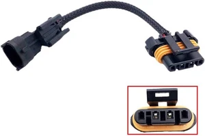 Wire Adapter 6" LS Alternator 2-pin Hi-amp to 4-flat for LS1 LM7 LQ4 4.8 5.3...  - Bild 1 von 2