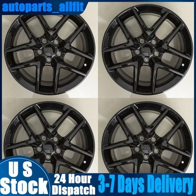 Set of 4 18Inch Gloss Black Replacement Wheels Rims For Honda Civic 2016-2024 US Foto 1 de 4