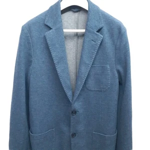 NEW Vineyard Vines Knit 38 R Blazer Jacket Cotton Poly Blue Unstructured Coat - Picture 1 of 10