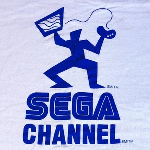 Sega Channel vtg mens XL shirt 90s Genesis Saturn Game Gear Sonic Nintendo Retro - Picture 1 of 8
