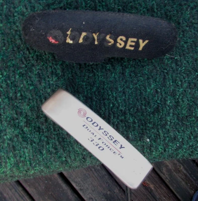 Odyssey Dual Force 330 Putter W/Headcover Very Nice - Image 1 of 4