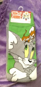 Warner Brothers Tom und Jerry Crew-Damensocken ─ Größe 6-12 neu mit Etikett KOSTENLOSER VERSAND - Bild 1 von 2
