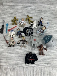 Star Wars Galactic Heroes Action Figure Lot of 13 LFL Hasbro Playskool 2" - Picture 1 of 14