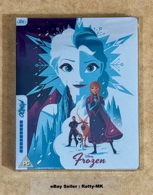 DISNEY'S FROZEN - UK EXCLUSIVE MONDO ARTWORK BLU RAY STEELBOOK - NEW & SEALED - Image 1 of 4