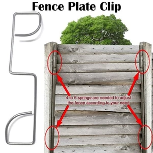 25pcs Stable Fence Fixing Clip Fence Panel Fasteners Garden Fence - Picture 1 of 7