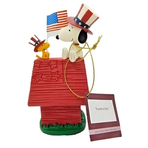 Figura de julio Ashton Drake Peanuts Snoopy #7 4 de julio A0286 Woodstock RARA - Imagen 1 de 9