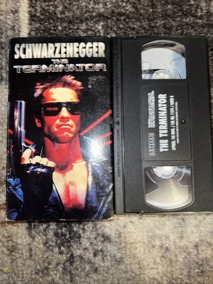The Terminator VHS 1984, 1999 Arnold Schwarzenegger *Buy 2 Get 1 Free* - Image 1 of 2