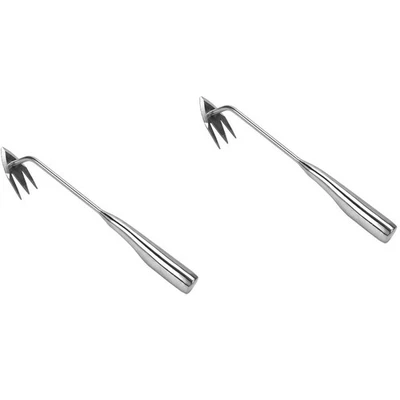  Set of 2 Unkraut Entferner Ungrautenentferner Jäten Rechen Hofwerkzeug - Bild 1 von 4
