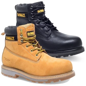 Hombres DeWALT Hancock S3 Seguridad Puntera de Acero Cordones Cuero Botines Talla 5 a 13 - Imagen 1 de 4