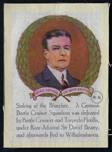 SINCLAIR (R) - GREAT WAR HEROES (SILK) - REAR ADMIRAL SIR DAVID BEATTY - Picture 1 of 2