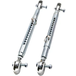 2x Front End Tubular Travel Limiter Weld-on Adjustable for Drag Race Car New - Picture 1 of 12