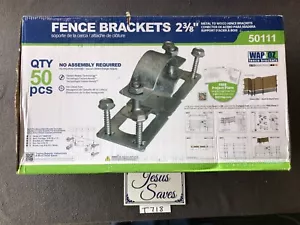 OzCo-Post Steel To Wood Fence Bracket Project Pack Of 50 #50111 - Picture 1 of 3