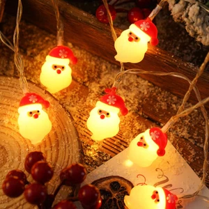 Weihnachts Lichterkette alte Männer Lichterkette LED Nachtlicht Party Deko 3m 20 Stück - Bild 1 von 2